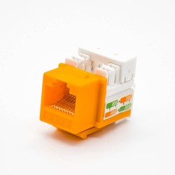 Jack RJ45 Cat6 Single Port Keystone Jack Unshielded 8P8C Network Module