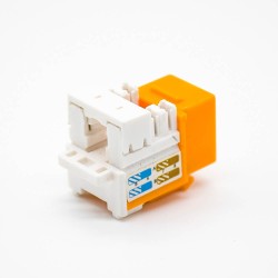 Jack RJ45 Cat6 Single Port Keystone Jack Unshielded 8P8C Network Module