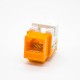 Jack RJ45 Cat6 Single Port Keystone Jack Unshielded 8P8C Network Module Jack RJ45 Cat6 Single Port Keystone Jack Unshielded 8P8C Network Module