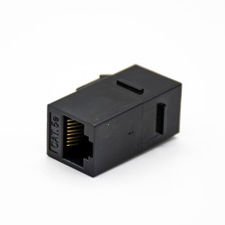Keystone Jack RJ45 8P8C Unshielded Single Port CAT5E Network Module Connecto