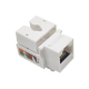 Keystone Jack RJ45 90 Degree CAT5E Unshielded Single Port Network Module Keystone Jack RJ45 90 Degree CAT5E Unshielded Single Port Network Module