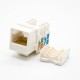 Keystone Jack RJ45 90 Degree CAT5E Unshielded Single Port Network Module Keystone Jack RJ45 90 Degree CAT5E Unshielded Single Port Network Module