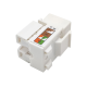 Keystone Jack RJ45 90 Degree CAT5E Unshielded Single Port Network Module Keystone Jack RJ45 90 Degree CAT5E Unshielded Single Port Network Module