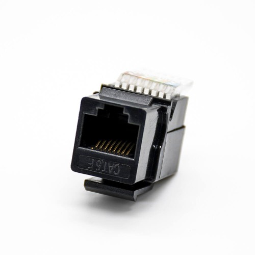 Keystone Jack RJ45 Cat5e Angled Single Port Toolless Unshielded Network Module Keystone Jack RJ45 Cat5e Angled Single Port Toolless Unshielded Network Module