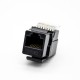 Keystone Jack RJ45 Cat5e Angled Single Port Toolless Unshielded Network Module Keystone Jack RJ45 Cat5e Angled Single Port Toolless Unshielded Network Module