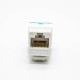 Keystone Jack RJ45 Cat6 Straight Unshielded Single Port Through Hole Keystone Jack RJ45 Cat6 Straight Unshielded Single Port Through Hole