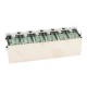 Magnetic RJ45 Connector Stackable 10/100Mbps 2x6 With LEDs Magnetic RJ45 Connector Stackable 10/100Mbps 2x6 With LEDs