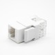 Modular Jack RJ45 Unshielded CAT6 180 Degree Single Port Network Socket Modular Jack RJ45 Unshielded CAT6 180 Degree Single Port Network Socket