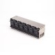 Multi Port RJ45 2x6 Right Angled 8p8c Network Shielded Jack Through Hole Multi Port RJ45 2x6 Right Angled 8p8c Network Shielded Jack Through Hole