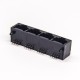 Port RJ45 4 Port Types 90 Degree Plastic Black Unshielded without LED 20pcs Port RJ45 4 Port Types 90 Degree Plastic Black Unshielded without LED 20pcs