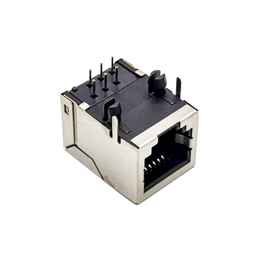 RJ12 Ethernet Port PCB Mount Shielded Jack Through Hole Right Angled RJ12 Ethernet Port PCB Mount Shielded Jack Through Hole Right Angled