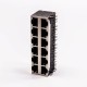 RJ45 12 Port Connector 2*6 Female Double Row R/A with Shield Without LED for PCB RJ45 12 Port Connector 2*6 Female Double Row R/A with Shield Without LED for PCB