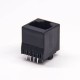 RJ45 180 Degree Couple Black Plastic Unshielded Jack without LED PCB Mount RJ45 180 Degree Couple Black Plastic Unshielded Jack without LED PCB Mount