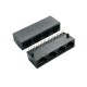 RJ45 1x4 Connector Female 90 Degree Unshield without Led Black RJ45 1x4 Connector Female 90 Degree Unshield without Led Black