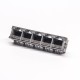 RJ45 5 Port 8P8C Jack 1x5 Right Angled Through Hole Without LED RJ45 5 Port 8P8C Jack 1x5 Right Angled Through Hole Without LED