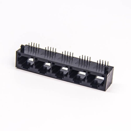 RJ45 5 Port Right Angled 8P8C without LED Unshielded Jack Plastic 20pcs RJ45 5 Port Right Angled 8P8C without LED Unshielded Jack Plastic 20pcs