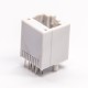 RJ45 8 Pin Connector Unshielded Jack 180 Degree Through Hole for PCB Mount RJ45 8 Pin Connector Unshielded Jack 180 Degree Through Hole for PCB Mount