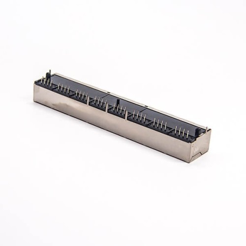 RJ45 8 Port Connector Shielded Jack 8p8c 90 Degree for PCB Mount RJ45 8 Port Connector Shielded Jack 8p8c 90 Degree for PCB Mount