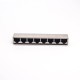 RJ45 8 Port Connector Shielded Jack 8p8c 90 Degree for PCB Mount RJ45 8 Port Connector Shielded Jack 8p8c 90 Degree for PCB Mount