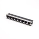 RJ45 8 Port Jack 8P8C Right Angled Network Connector DIP Type PCB Mount RJ45 8 Port Jack 8P8C Right Angled Network Connector DIP Type PCB Mount