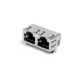 RJ45 8P8C 1X2 Female Socket Right Angle Network PCB Mount Shield Without Led RJ45 8P8C 1X2 Female Socket Right Angle Network PCB Mount Shield Without Led
