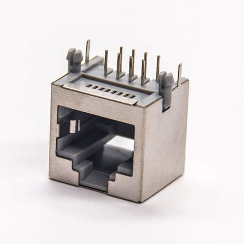 RJ45 8p8c Connector Right Angled Shielded RJ45 Jack DIP RJ45 8p8c Connector Right Angled Shielded RJ45 Jack DIP