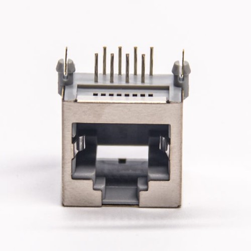 RJ45 8p8c Connector Right Angled Shielded RJ45 Jack DIP RJ45 8p8c Connector Right Angled Shielded RJ45 Jack DIP