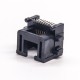 RJ45 8p8c Jack Black Offset Type Right Angled Unshielded RJ45 Jack SMT 20pcs RJ45 8p8c Jack Black Offset Type Right Angled Unshielded RJ45 Jack SMT 20pcs