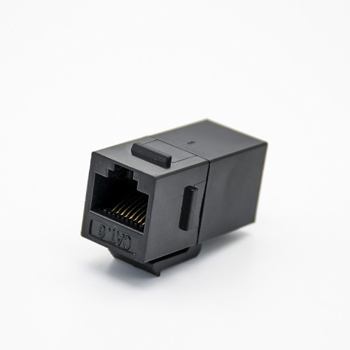 RJ45 8P8C Jack PCB Mount Straight Unshielded Single Port CAT5E Network Module Connector RJ45 8P8C Jack PCB Mount Straight Unshielded Single Port CAT5E Network Module Connector