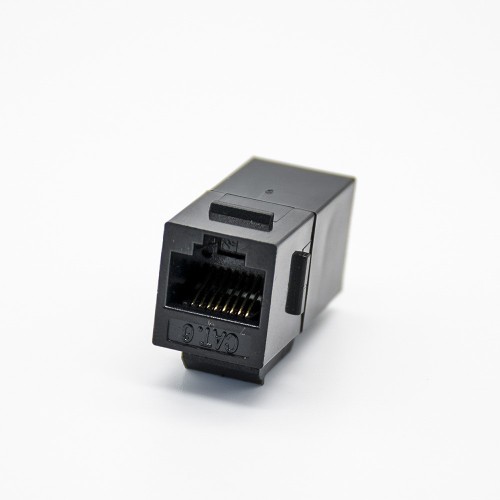 RJ45 8P8C Jack PCB Mount Straight Unshielded Single Port CAT5E Network Module Connector RJ45 8P8C Jack PCB Mount Straight Unshielded Single Port CAT5E Network Module Connector