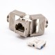 RJ45 8P8C Jack Single Port CAT6A Shielded Toolless Module Network Socket RJ45 8P8C Jack Single Port CAT6A Shielded Toolless Module Network Socket