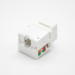 RJ45 8P8C Jack Unshielded CAT5E 90 Degree Single Port Keystone Jack