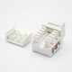 RJ45 8P8C Jack Unshielded CAT5E 90 Degree Single Port Keystone Jack RJ45 8P8C Jack Unshielded CAT5E 90 Degree Single Port Keystone Jack