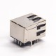 RJ45 8p8c LED 90 Degree DIP Type for PCB Mount with EMI Modular Connector 20pcs RJ45 8p8c LED 90 Degree DIP Type for PCB Mount with EMI Modular Connector 20pcs