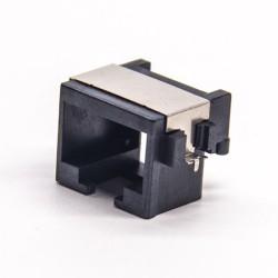 RJ45 8P8C Modular Connector Single Port SMT 90 Degree Unshielded Jack