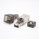 RJ45 8P8C Toolless Plug Straight Shielded For CAT6A RJ45 8P8C Toolless Plug Straight Shielded For CAT6A