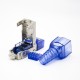 RJ45 8P8C Toolless Plug Straight Shielded For CAT6A RJ45 8P8C Toolless Plug Straight Shielded For CAT6A