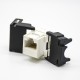 RJ45 Cat6 Keystone Jack Tolless Type Unshielded Straight 8P8C Network Module RJ45 Cat6 Keystone Jack Tolless Type Unshielded Straight 8P8C Network Module