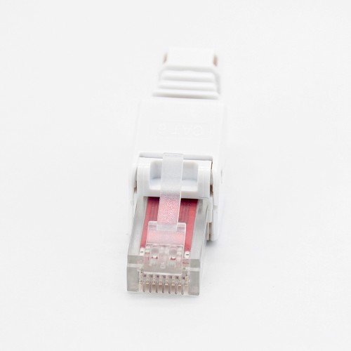 RJ45 Cat6 UTP Toolless Plug Straight Unshielded 8P8C White Plug RJ45 Cat6 UTP Toolless Plug Straight Unshielded 8P8C White Plug