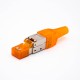 RJ45 Cat7 Plug Shielded 8 Pin Toolless With Plastic Case RJ45 Cat7 Plug Shielded 8 Pin Toolless With Plastic Case