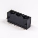 RJ45 Connector Female 1x3 Modular Unshielded Connector Through Hole PCB Mount RJ45 Connector Female 1x3 Modular Unshielded Connector Through Hole PCB Mount