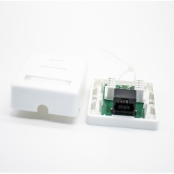 RJ45 Connector Jack PCB Mount 8P8C Unshielded CAT6 Desktop Network Interface
