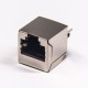 RJ45 Connector Metal Shielded Straight Single Port 8P8C Ethernet Netword Socket RJ45 Connector Metal Shielded Straight Single Port 8P8C Ethernet Netword Socket