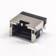 RJ45 Connector With LED Angled DIP Type Shielded RJ45 Connector With LED Angled DIP Type Shielded