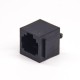 RJ45 Coupler Black 180 Degree Through Hole PCB Mount 8P8C Modular Connector RJ45 Coupler Black 180 Degree Through Hole PCB Mount 8P8C Modular Connector