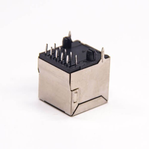 RJ45 Coupler Jack 8P8C Straight Network Through Hole for PCB Mount RJ45 Coupler Jack 8P8C Straight Network Through Hole for PCB Mount