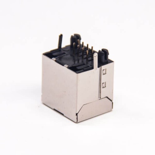 RJ45 Coupler Shielded 8P8C Straight Jack Through Hole for PCB Mount 20pcs RJ45 Coupler Shielded 8P8C Straight Jack Through Hole for PCB Mount 20pcs