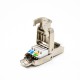 RJ45 Crystal Plug Cable Male Straight CAT6 Shielded Toolless Through Hole RJ45 Crystal Plug Cable Male Straight CAT6 Shielded Toolless Through Hole
