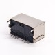 RJ45 Dual Port 1*2 Straight Through Hole for PCB Mount RJ45 Dual Port 1*2 Straight Through Hole for PCB Mount