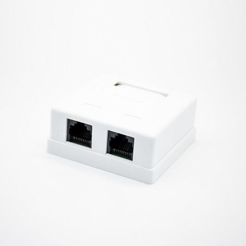 RJ45 Dual Port Desktop Network Interface 8P8C CAT5E Unshielded PCB Mount Network Connector RJ45 Dual Port Desktop Network Interface 8P8C CAT5E Unshielded PCB Mount Network Connector